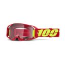 Gogle 100% ARMATIC red mirror clear