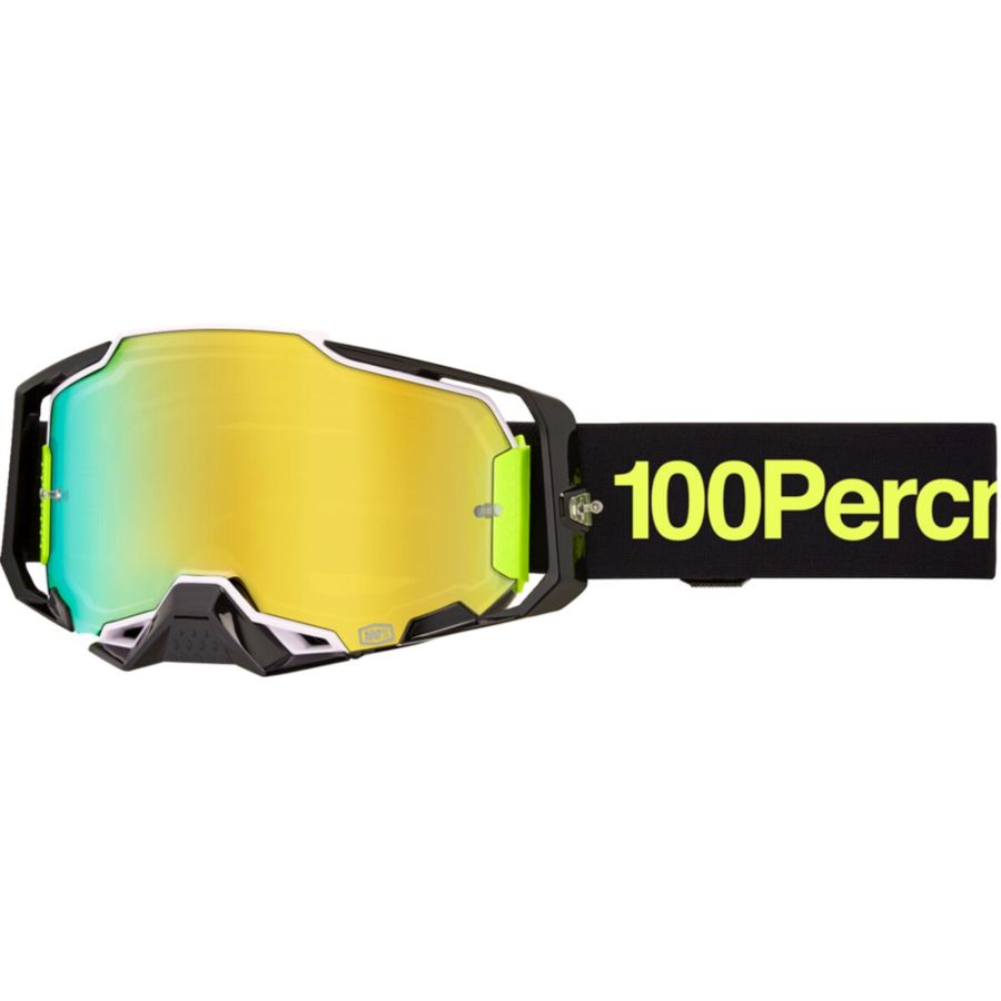 Gogle 100% ARMEGA ORBAN mirror gold