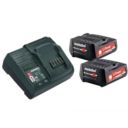 METABO AKUMULATOR 12V 2,0 x2 +Ładowarka SC 30
