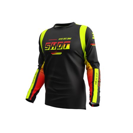 Bluza SHOT DEVO BLOCK NEON_YELLOW L