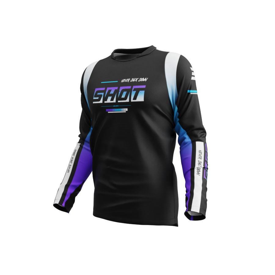 Bluza SHOT DEVO BLOCK PURPLE S
