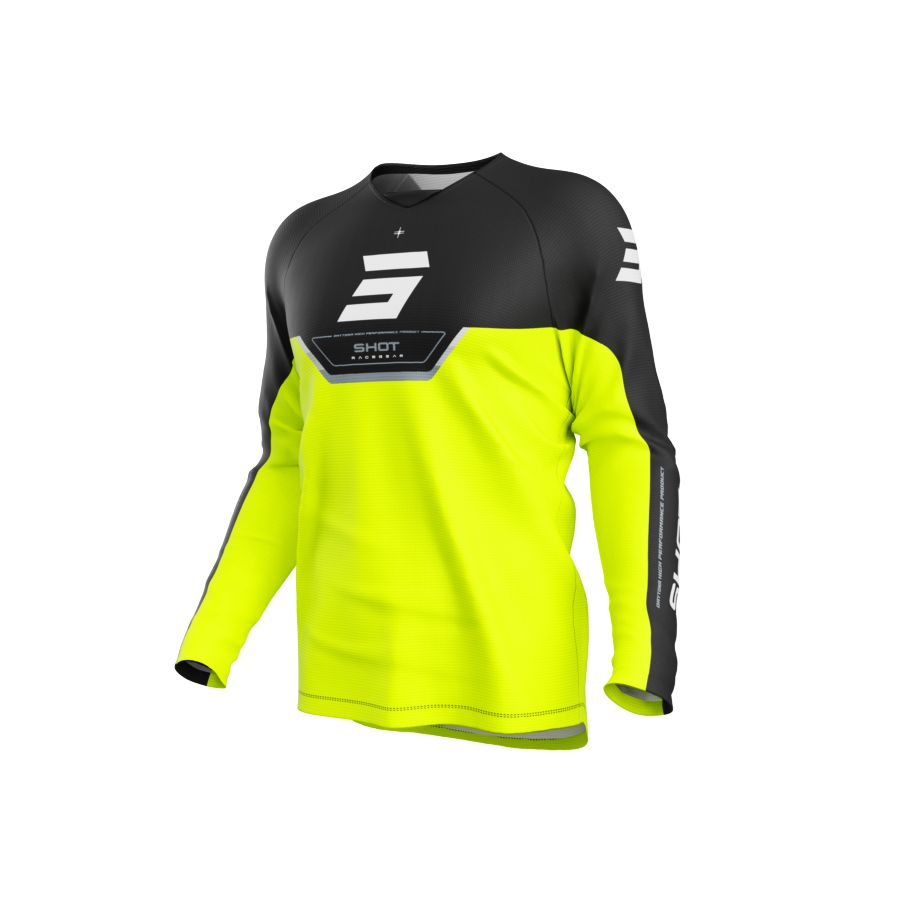 Bluza SHOT DRAW KID DAYTONA NEON_YELLOW 8-9