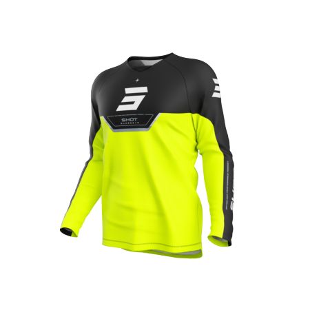 Bluza SHOT DRAW KID DAYTONA NEON_YELLOW 8-9