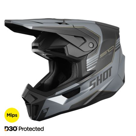 Kask SHOT LITE S10 BLACK_GREY_MATT L