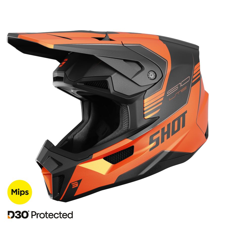 Kask SHOT LITE S10 ORANGE_MATT M