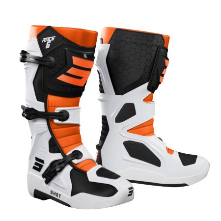 Buty SHOT RACE 6 BLACK_WHITE_ORANGE 44