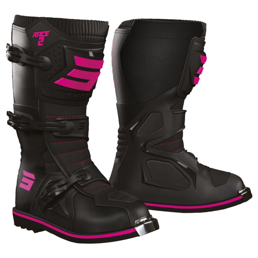 Buty SHOT RACE 2 KID BLACK_PINK 38