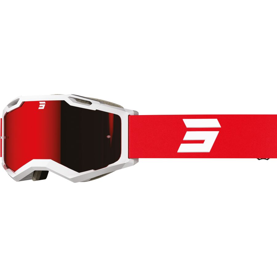 Gogle SHOT IRIS 2.0 TECH WHITE_RED_GLOSSY