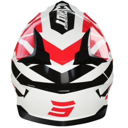 Kask SHOT pulse revenge wh/rd/blk glossy L