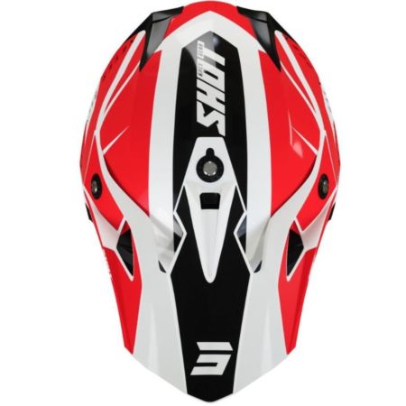 Kask SHOT pulse revenge wh/rd/blk glossy L