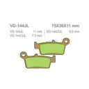 Klocki hamulcowe VESRAH sintered metal KH131