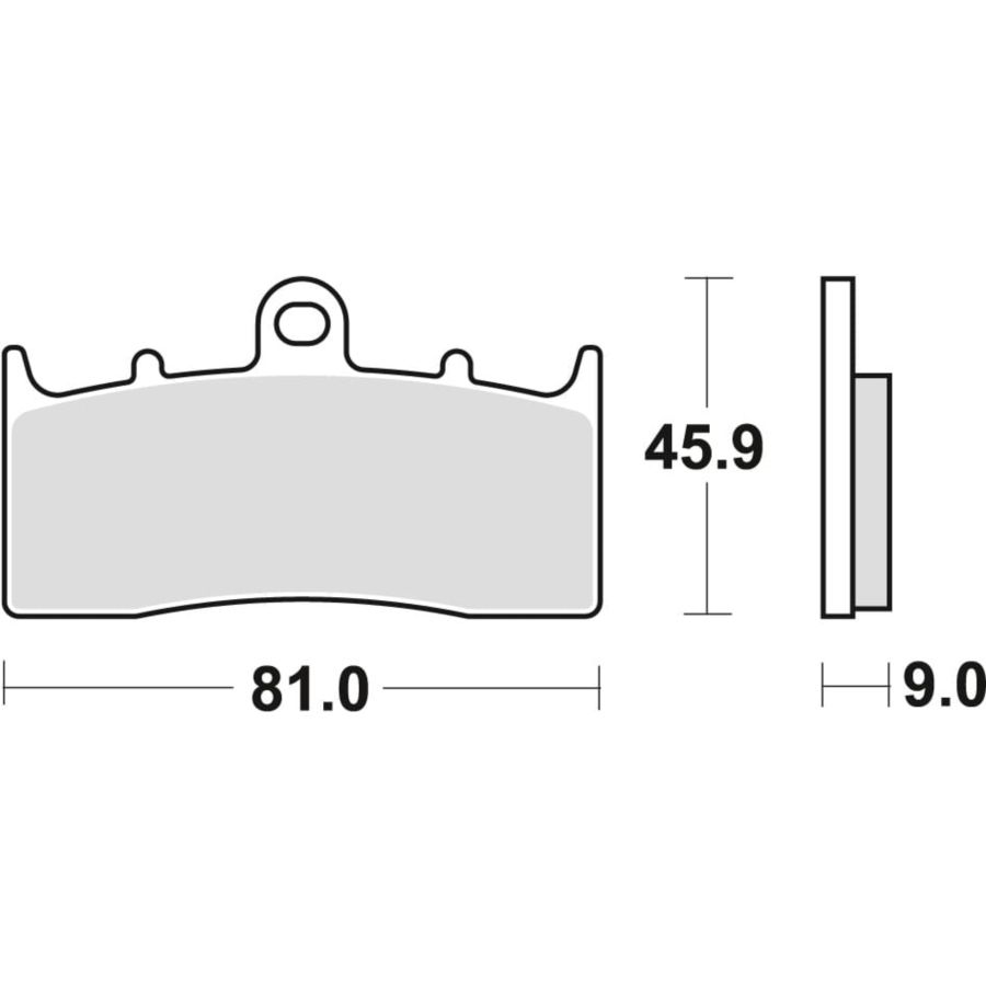 Klocki hamulcowe TRW LUCAS KH294 spiek metaliczny