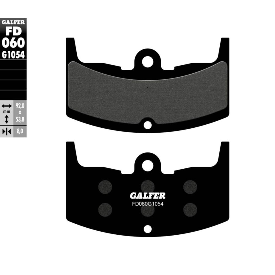 Klocki hamulcowe KH80 / KH080/2 GALFER