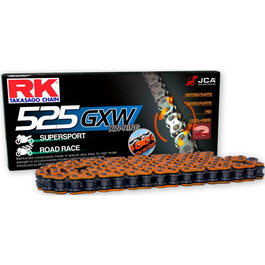Łańcuch RK 525gxw x-ring 108 ogniw