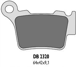 Klocki hamulocwe DELTA tył BREMBO KH368
