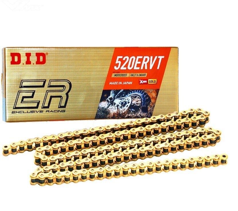 Łańcuch DID 520 ERVT 112 x-ring złoty zapinka