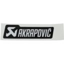 Naklejka AKRAPOVIC mono logo 135 x 40 mm black/ si