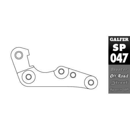 Adapter zacisku hamulcowego GALFER SHERCO SE-R 250
