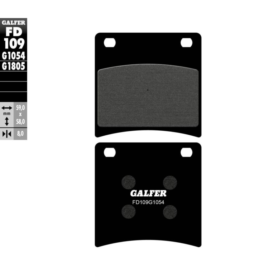 Klocki hamulcowe GALFER SUZUKI GSX 600