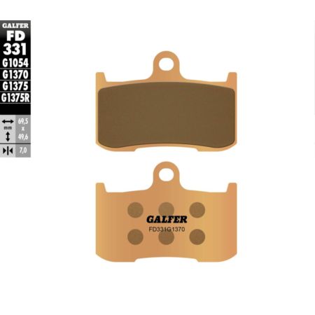 Klocki hamulcowe GALFER HONDA NSF 250