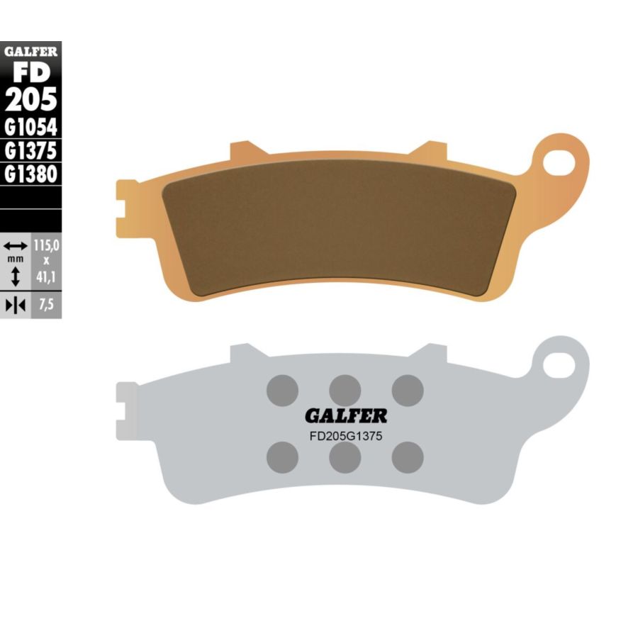 Klocki hamulcowe GALFER SPORT HONDA GL 1800