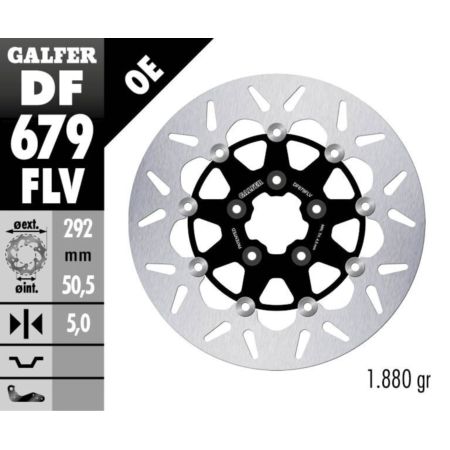 Tarcza hamulcowa GALFER 292 MM HARLEY 1340