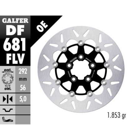 Tarcza hamulcowa GALFER WAVE 292 MM HARLEY 1690