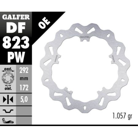 Tarcza hamulcowa GALFER 292 MM HARLEY 1130