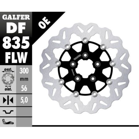 Tarcza hamulcowa GALFER WAVE 300 MM HARLEY 1690