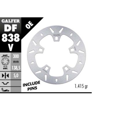 Tarcza hamulcowa GALFER 300 MM HARLEY 1750