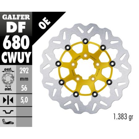 Tarcza hamulcowa GALFER WAVE 292 MM HARLEY 1750
