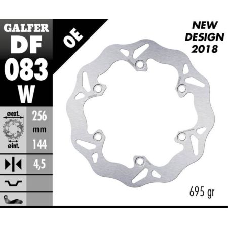 Tarcza hamulcowa GALFER WAVE 256 MM HONDA ADV 350
