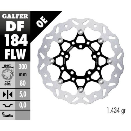 Tarcza hamulcowa GALFER WAVE 300 MM KAWASAKI EN