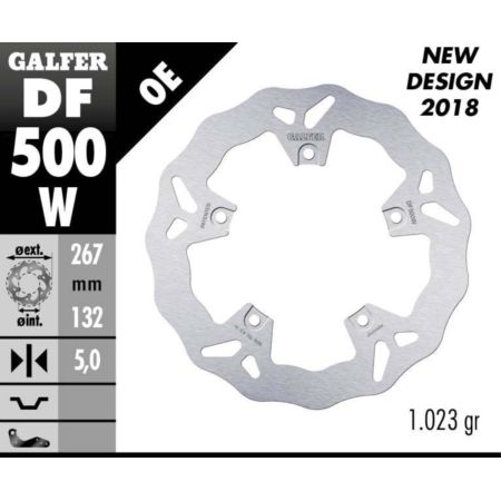 Tarcza hamulcowa GALFER WAVE 267 MM MBK SKYCRUISER