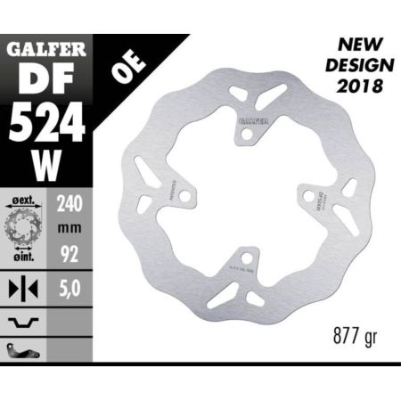 Tarcza hamulcowa GALFER WAVE 240 MM MBK SKYCRUISER