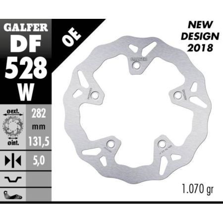 Tarcza hamulcowa GALFER WAVE 282 MM YAMAHA XP 530