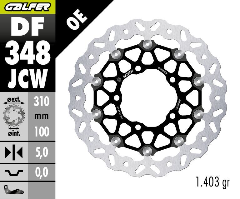 Tarcza hamulcowa GALFER FLOATECH 310 MM SUZUKI