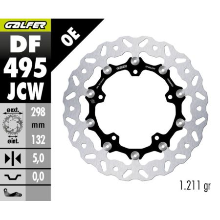 Tarcza hamulcowa GALFER FLOATECH 300 MM YAMAHA