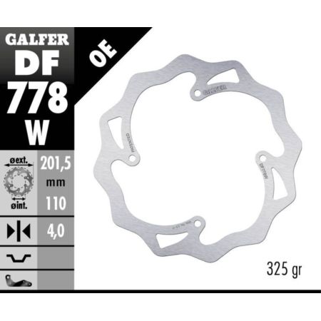 Tarcza hamulcowa GALFER WAVE KTM SX 85