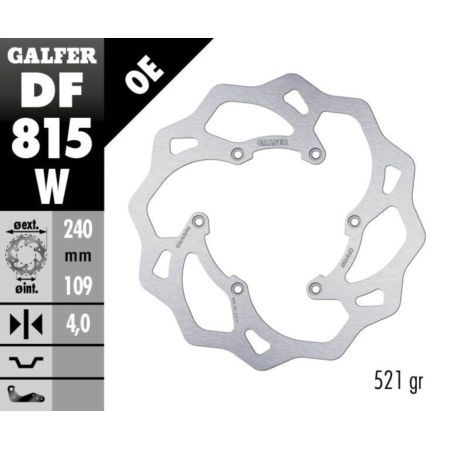Tarcza hamulcowa GALFER WAVE 240 MM BETA EVO 250