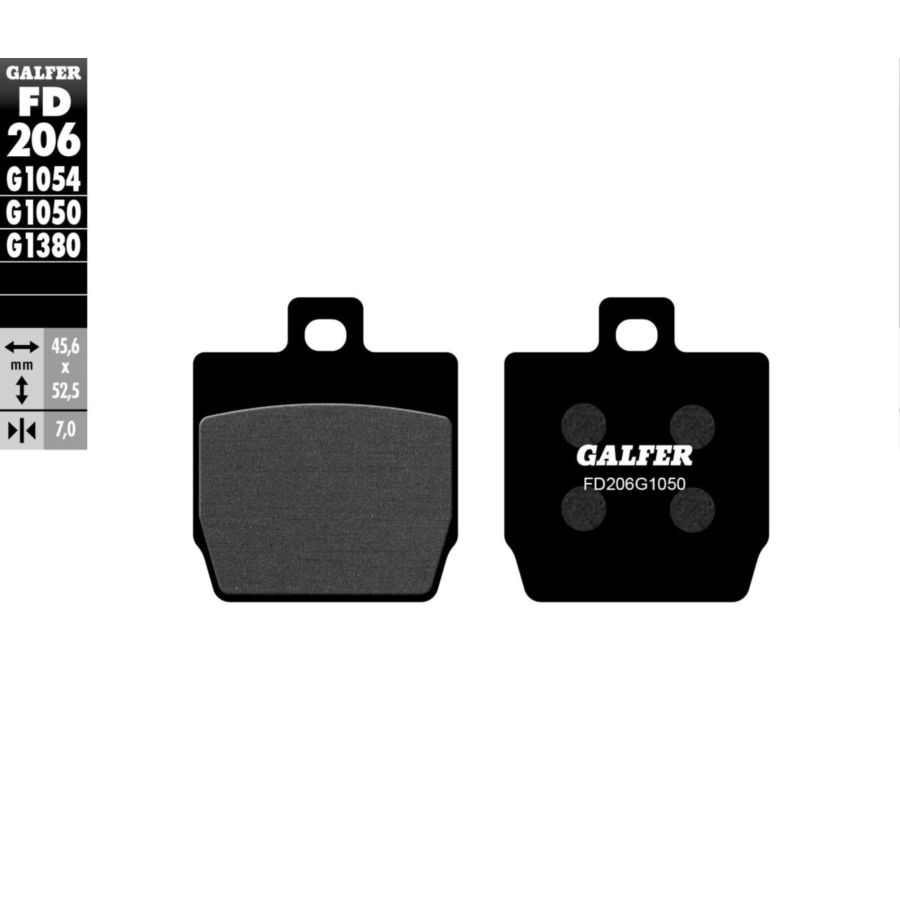 Klocki hamulcowe GALFER SCOOTER MBK NITRO 50