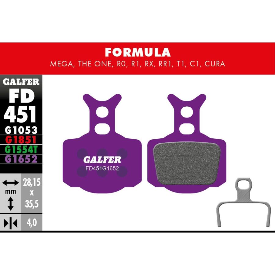 Klocki hamulcowe GALFER E-BIKE