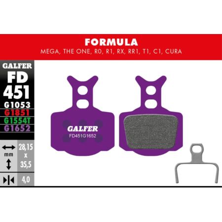 Klocki hamulcowe GALFER E-BIKE