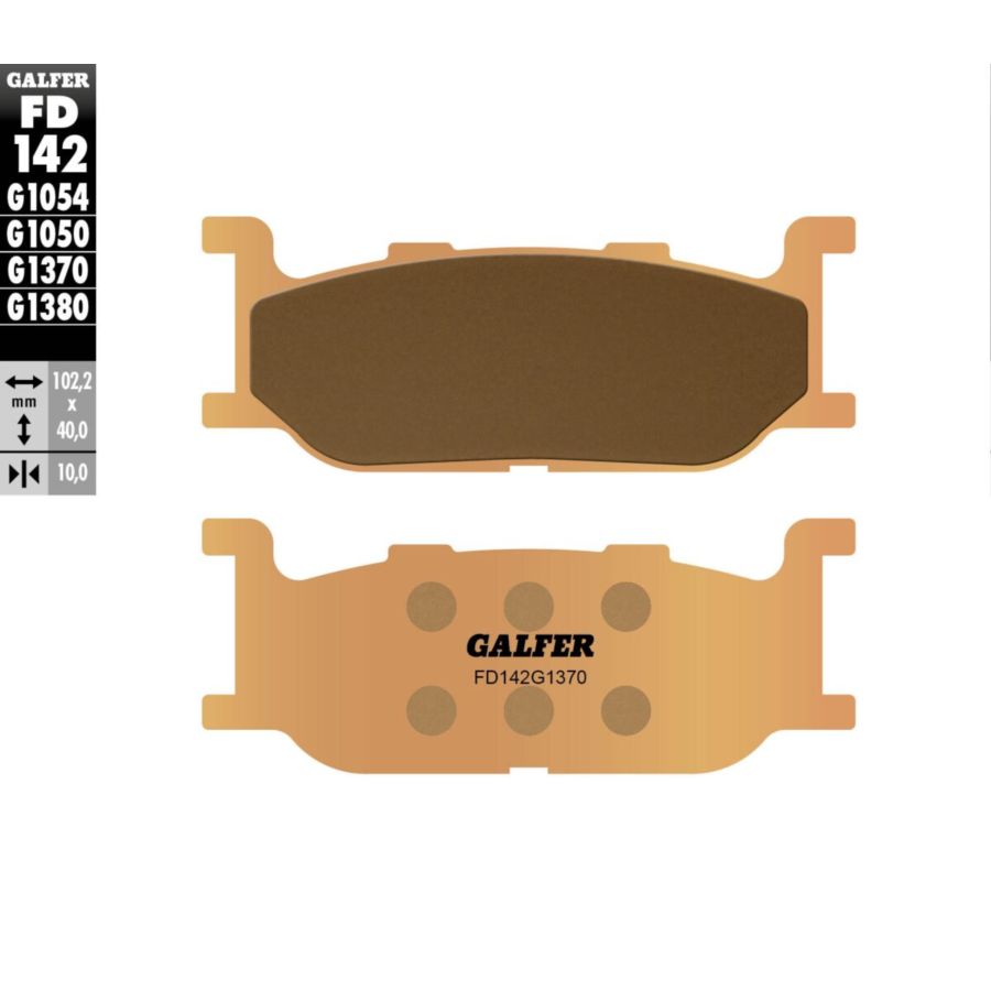 Klocki hamulcowe GALFER CF MOTO 250