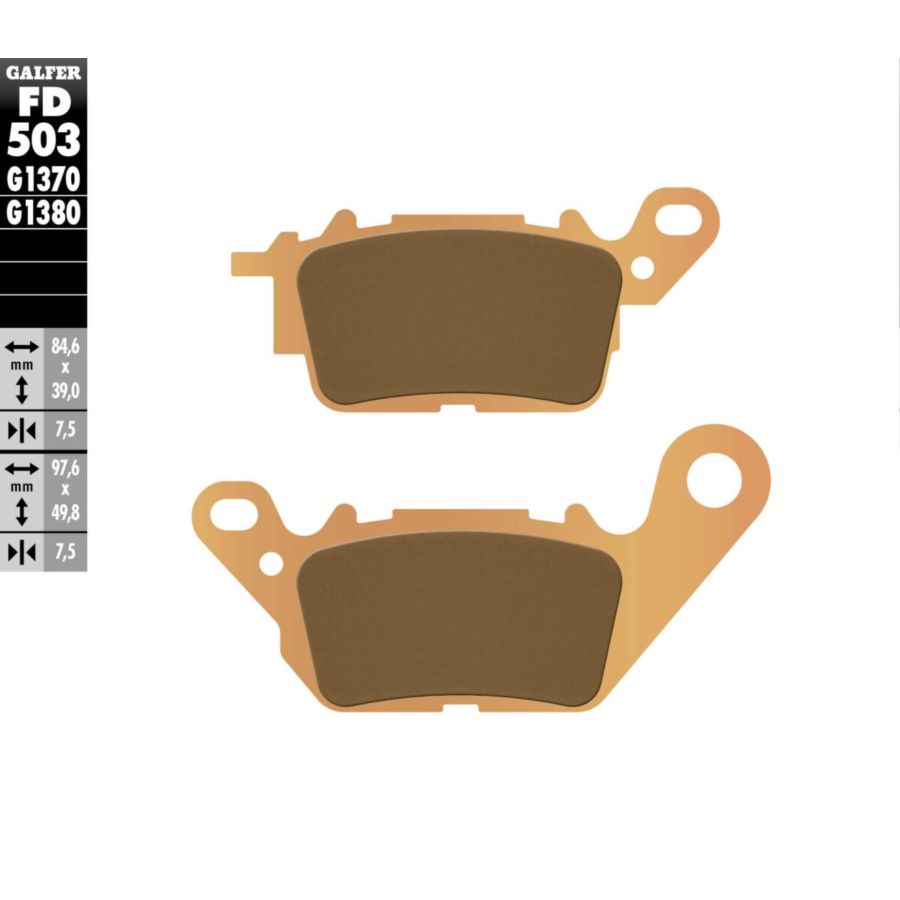 Klocki hamulcowe GALFER YAMAHA G 125