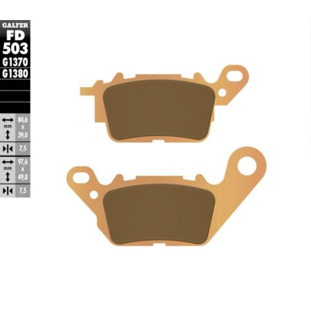 Klocki hamulcowe GALFER YAMAHA G 125