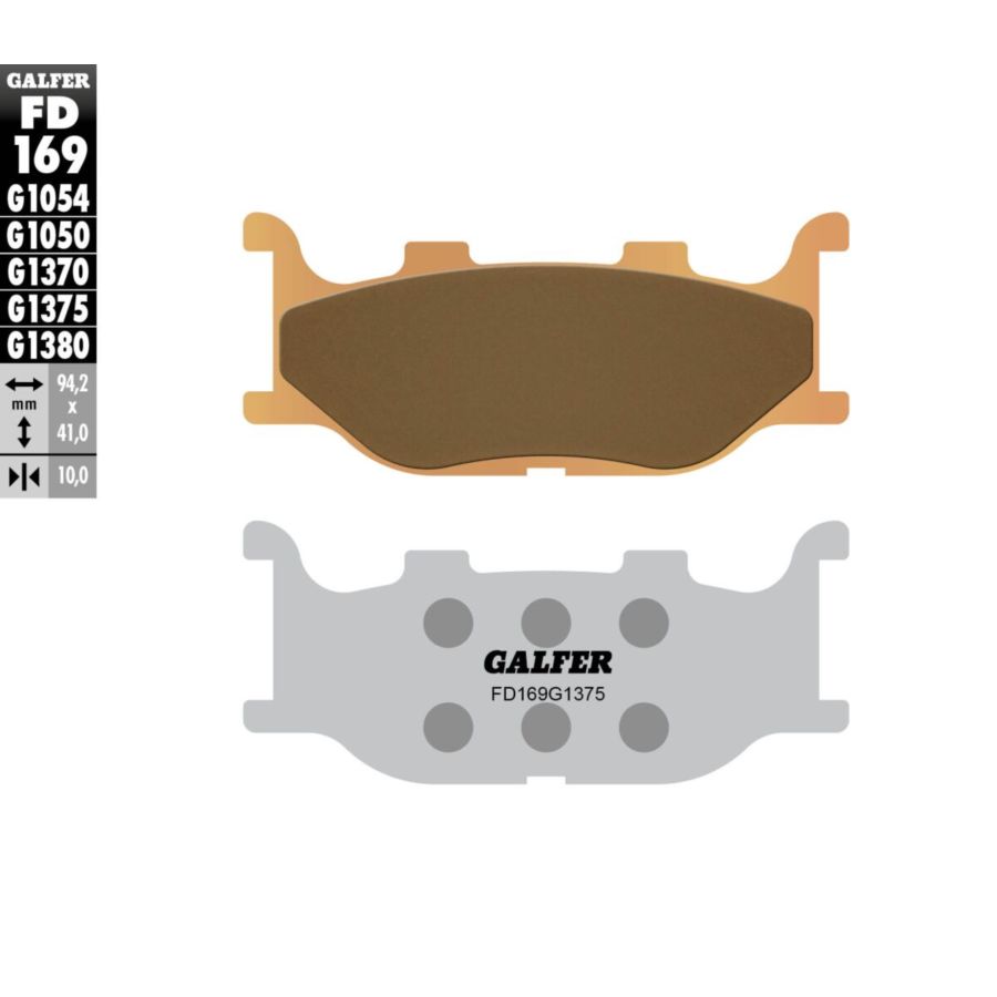 Klocki hamulcowe GALFER SPORT ITALJET JUPITER 125