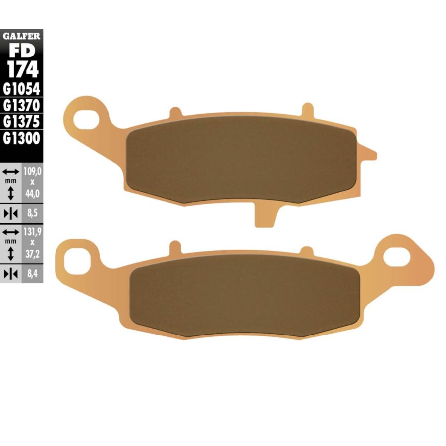 Klocki hamulcowe GALFER SPORT KAWASAKI ER-5 509