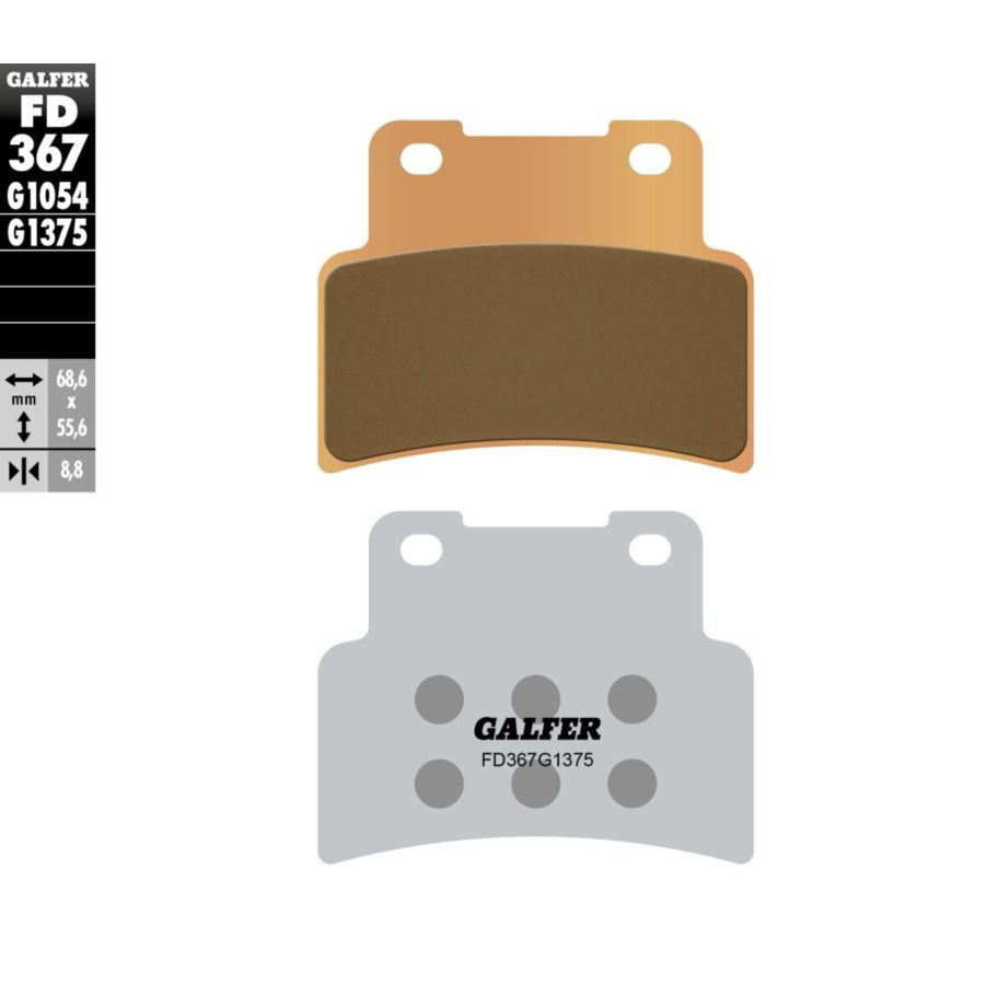 Klocki hamulcowe GALFER SPORT APRILIA RS 125