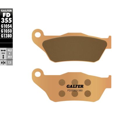 Klocki hamulcowe GALFER SCOOTER MBK CITYLINER 125